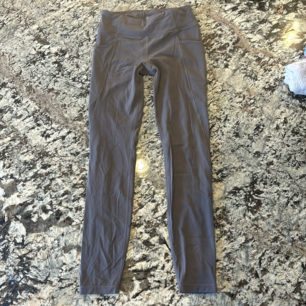 Athleta girl grey leggings, size large (12)